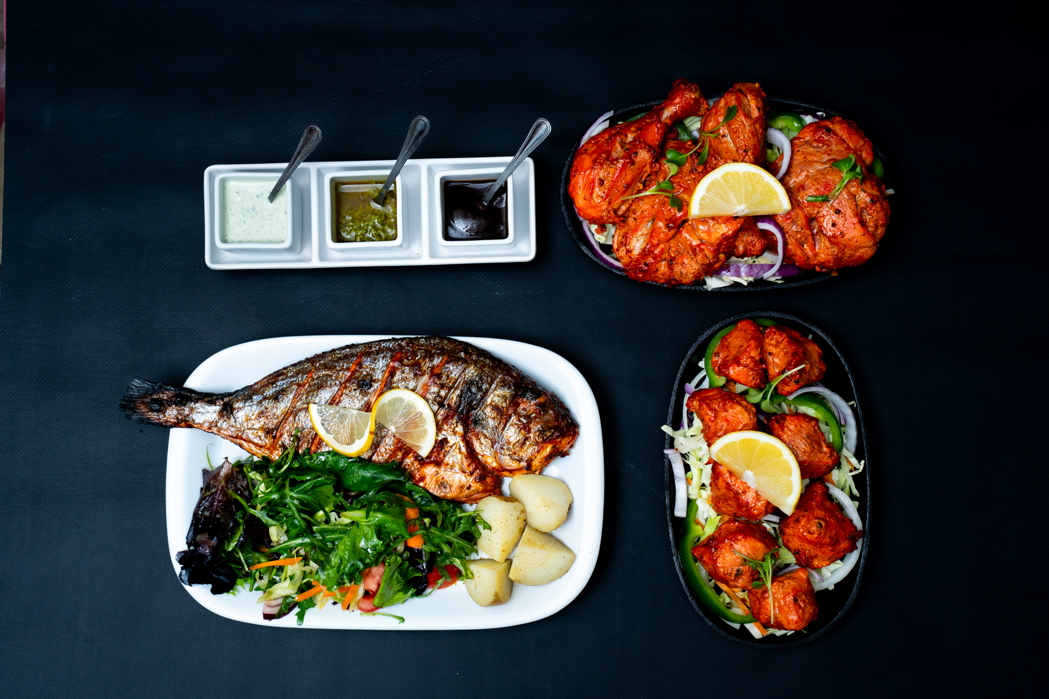 Grilled specialities at Darshan Nepal Restaurant Lisbon